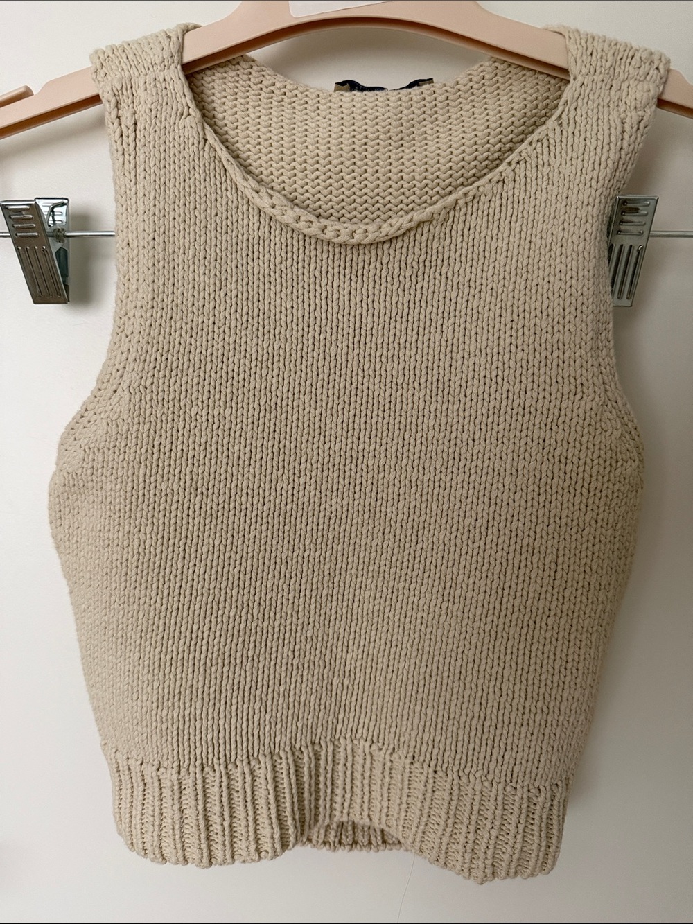 Paloma Wool Jigglypuff organic cotton knit open back crop top SOLDOUT style